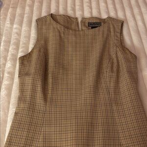 Sleeveless Gap Premium Plaid Dress